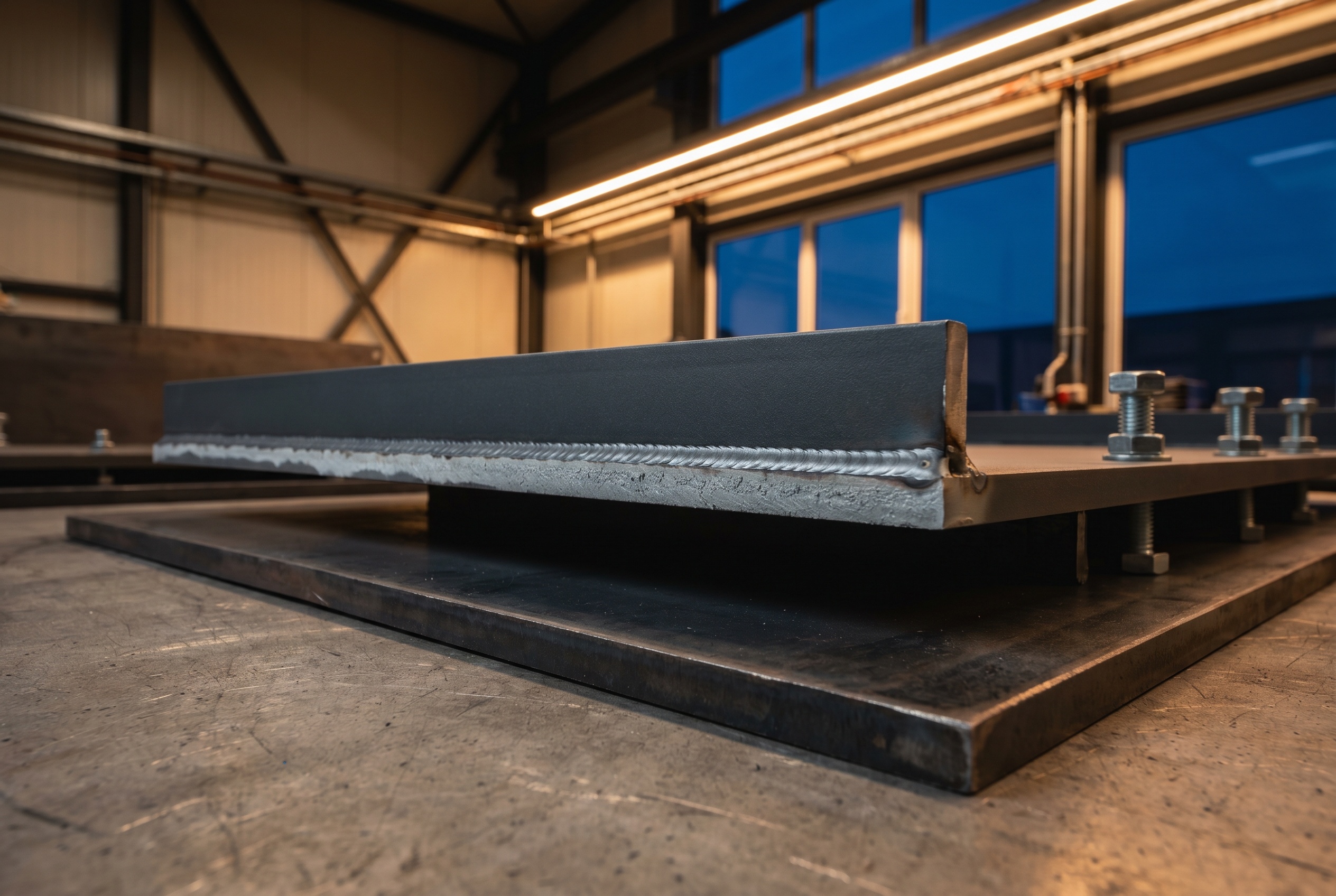 Détail soudure chaudronnerie industrielle - Prometal Hérault 34