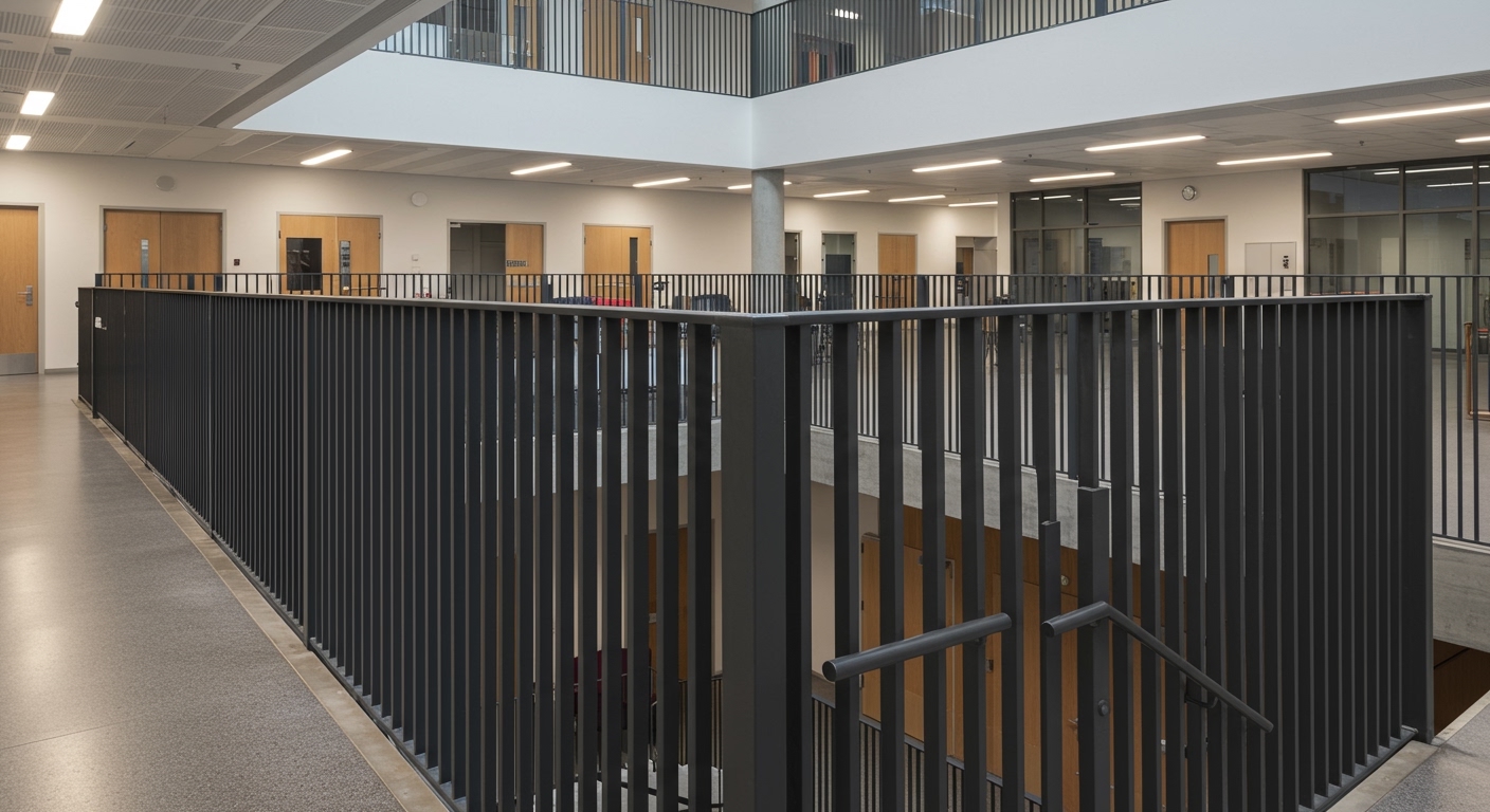 Normes de securite scolaire dans l'Herault — garde-corps Prometal